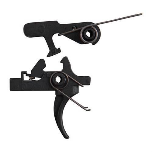 AR-15 NATIONAL MATCH 2-STAGE TRIGGER offers a crisp 4½ to 5 lb. pull, enhancing accuracy for competition and varmint shooting with low mass hammer for quick lock time.