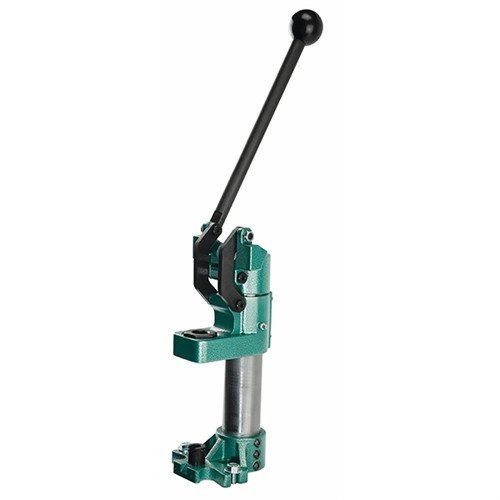 RCBS Summit Reloading Press offers top stability with its cast iron frame, ambidextrous design for easy access, and compound leverage for efficient reloading.