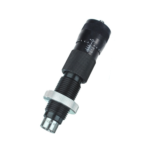 Forster Ultra Micrometer Seater Die offers precision seating adjustments from .0005 to .001 inches, ensuring concentric rounds and easy bullet switching.