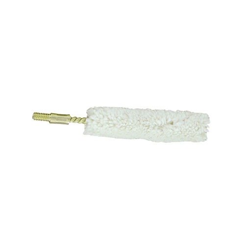 BORE MOPS from DEWEY are 100% cotton with brass cores, ideal for applying solvents, removing excess, and reusable for effective bore cleaning.