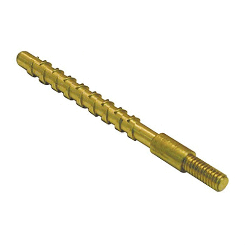 Parker Hale style Dewey 6mm jags feature a wrap design for a secure grip on patches, ideal for J-B and solvents like Sweet's, with male threads for compatibility.