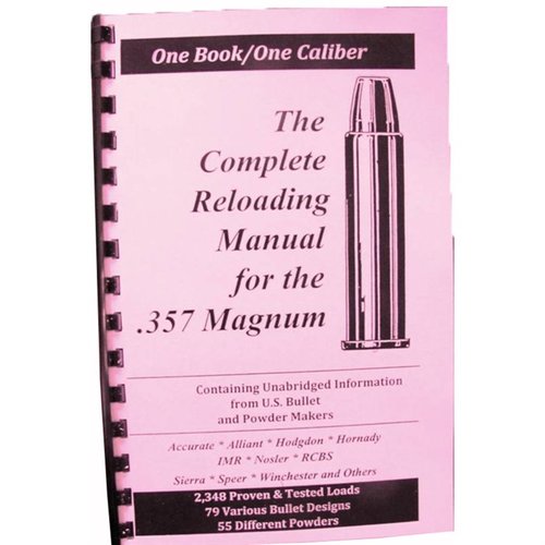 LOADBOOK-357 MAGNUM offers essential reloading info for all calibers, featuring tested loads and expert insights, perfect for both beginners and pros.