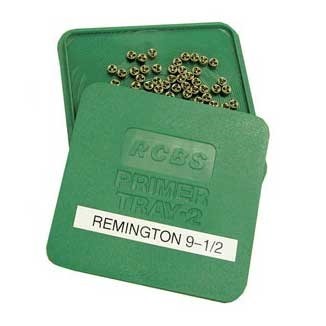 RCBS SQUARE PRIMER FLIPPER TRAY offers easy primer orientation with a ridged surface, fits large Federal boxes, holds up to 300 primers for efficient reloading.