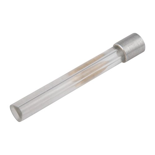 Sinclair Type A Custom Drop Tubes are clear acrylic for easy powder observation, feature an aluminum sleeve for perfect fit, and come in various lengths for high fill cases.