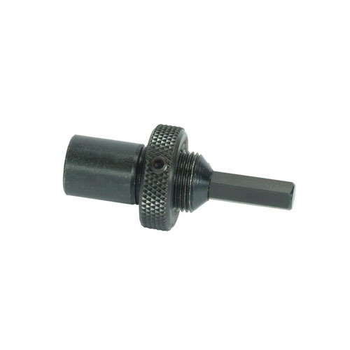 Redding's CASE TRIMMER POWER ADAPTOR offers precise, clean cuts with a stationary cutter, universal collet for all cases, and includes 6 pilots for versatility.