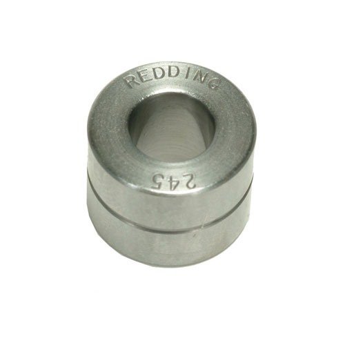Redding 73 Style Steel Neck Bushings offer heat-treated durability, hand-polished precision, and reduced sizing effort, available in a range from .185