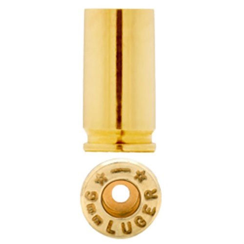Starline 9MM Luger Brass offers unmatched quality for top handgun shooters, ensuring reliability and performance, conveniently packaged in 100 count bags.