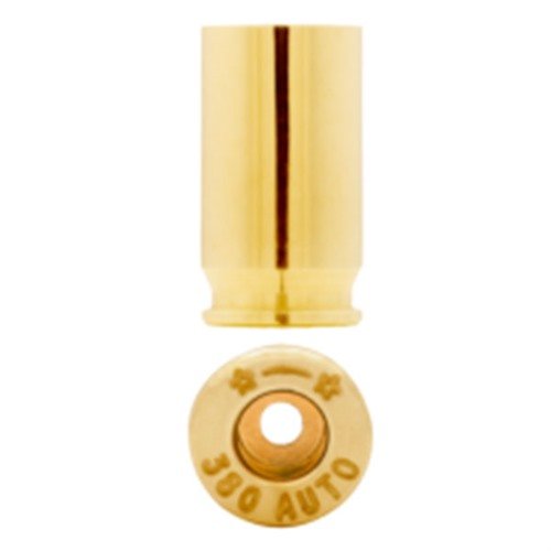 Starline 380 AUTO BRASS offers premium quality, ensuring reliable performance for top handgun shooters, packaged conveniently in 100 count bags.