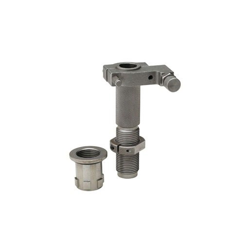 Hornady LOCK-N-LOAD AUTO PROGRESSIVE PRESS offers quick die changes, automatic indexing, and flexible powder measures for efficient reloading of hundreds of rounds per hour.