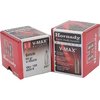 Hornady V-Max 6MM bullets offer ultra flat trajectories, match grade accuracy, and explosive expansion at low velocities, making them ideal for precision shooting.