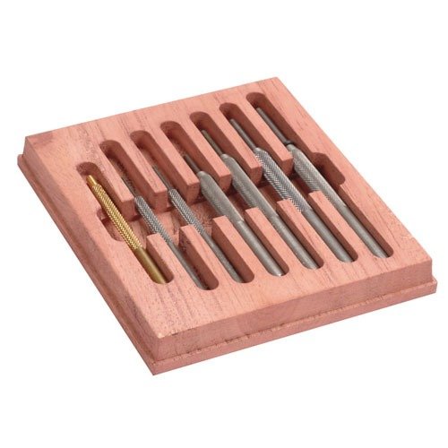 Lyman Gunsmith Punch Set features durable steel punches with hardened tips and knurled handles, including various sizes and a brass drift punch for precise work.