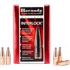 Hornady InterLock 30 Caliber bullets offer flat trajectories and precision accuracy, with a tapered jacket for deep penetration and controlled expansion.