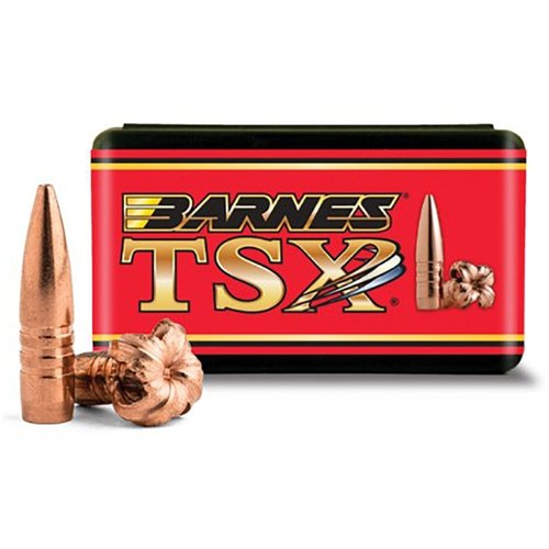 TIPPED TRIPLE SHOCK X 7MM (0.284") BOAT TAIL BULLETS offer superior accuracy, expansion, and penetration, making them ideal for hunting and target shooting.