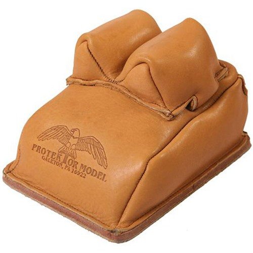 LOW PROFILE CUSTOM BUNNY EAR REAR BAG by PROTEKTOR offers thick bottoms and all-leather construction, perfect for stock designs needing a shorter rear bag.