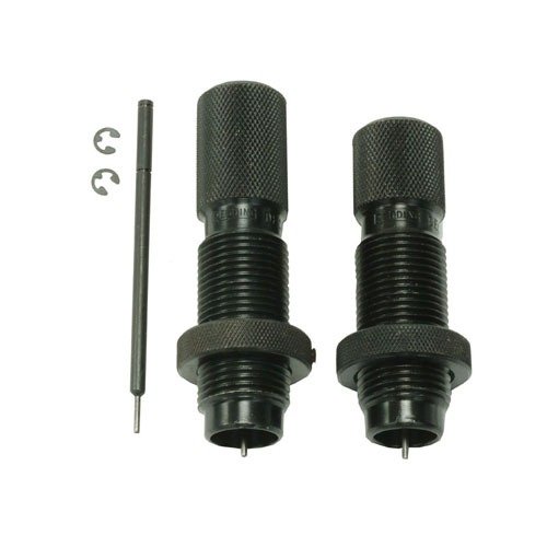 Redding Decapping Die Kit allows efficient depriming and cleaning of cases from .22 to .50 caliber, with optional rods for .17/.20 cal and small flash holes.