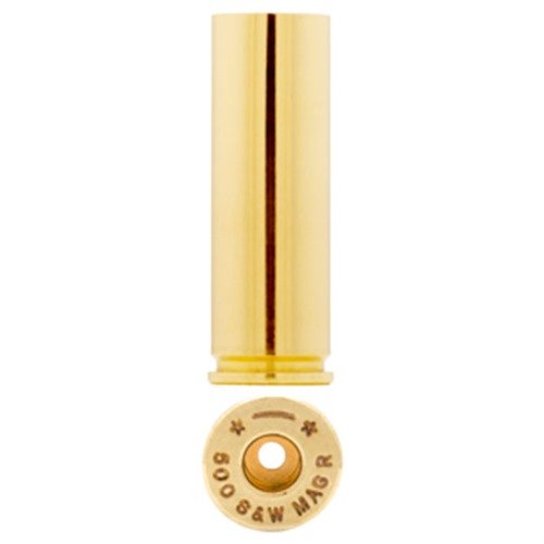 Starline 500 S&W Magnum Brass offers unmatched quality and consistency, ideal for serious handgun shooters, packaged conveniently in 100 count bags.