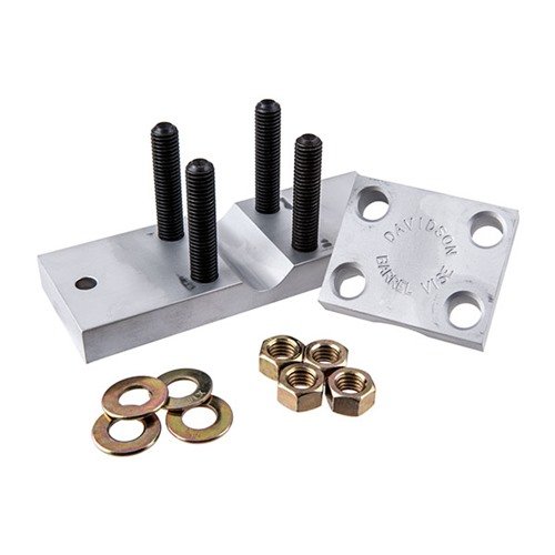 Davidson Barrel Vise is crafted from durable 2024-T3 aluminum, featuring grade 8 nuts and washers, accommodating barrels up to 1-1/2 inch for secure gunsmithing.