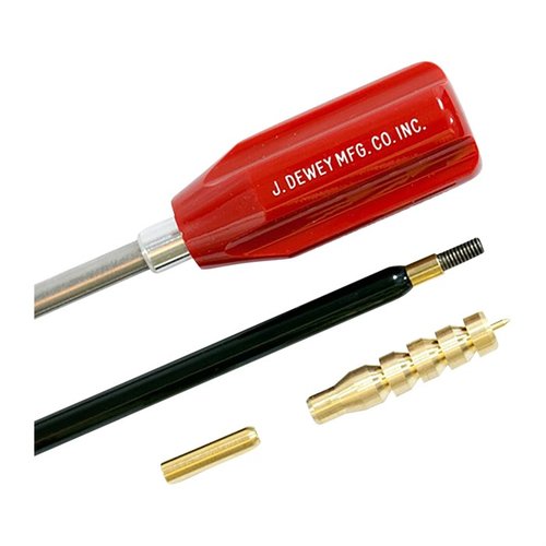 Dewey cleaning rods offer durability with tough coatings, include jag and brush adapters, and are perfect for .22 rimfire and center fire rifles.