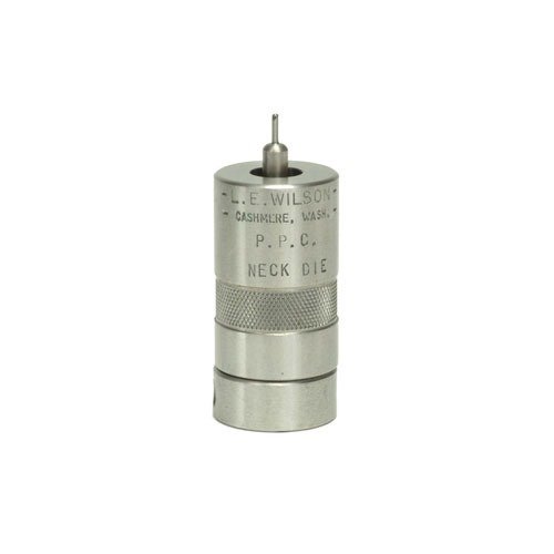 L.E. WILSON's Stainless Neck Sizing Die offers precise neck sizing control, improves concentricity, prolongs brass life, and includes a decapping rod.