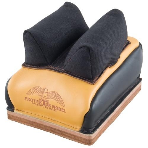 Protektor Dr. Bag offers over 15 lbs of stability, a large footprint, and supportive ears for consistent gun tracking. Available in leather or Cordura.