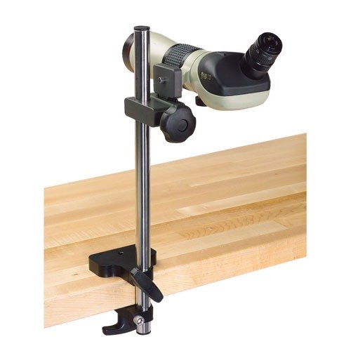 SINCLAIR BENCH MOUNT SCOPE STAND offers secure clamping, smooth height adjustment, and easy target acquisition, making it perfect for all spotting scopes.