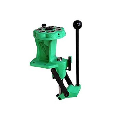 T-7 Turret Press offers a robust seven station turret, cast iron durability, precise alignment, and compatibility with various threaded dies for efficient reloading.