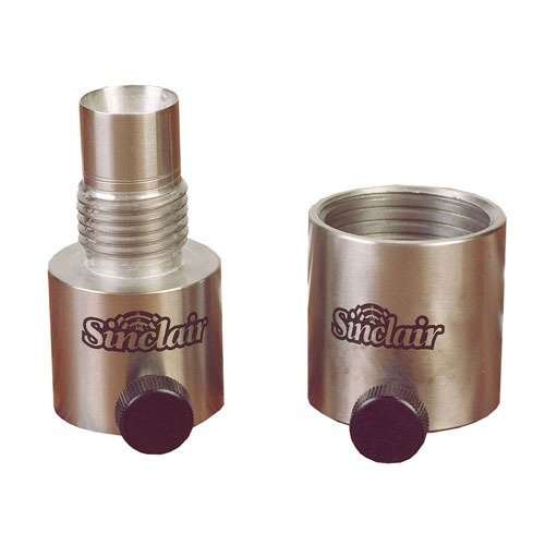 REDDING DROP TUBE ADAPTER allows Redding powder measures to use Sinclair Custom Drop Tubes, crafted from stainless steel for durability and versatility.