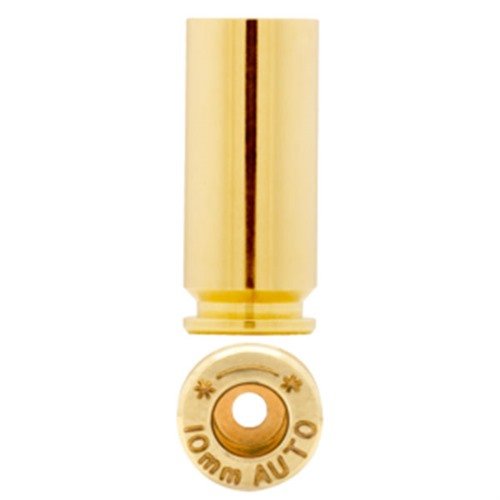 Starline 10MM AUTO BRASS offers premium quality straight wall brass, trusted by top shooters, ensuring reliable performance in every shot. Packaged in 100 count bags.