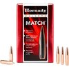 Hornady 30 Caliber BTHP bullets ensure superior accuracy and flat trajectories with low drag, thanks to advanced manufacturing and a uniform swaged lead core.