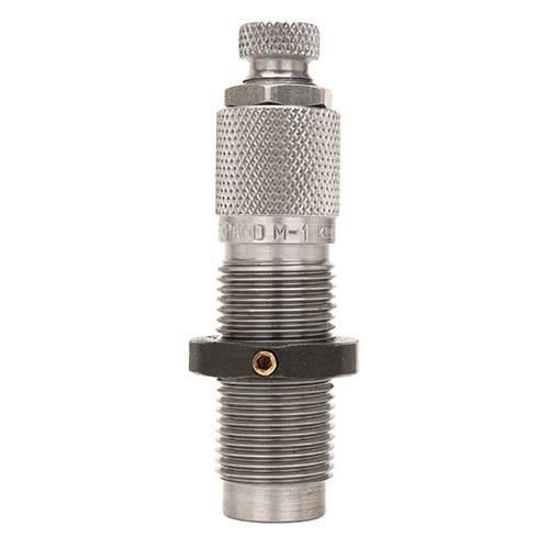 PISTOL 'M' DIES, .380-9MM NECK EXPANDING M DIE from LYMAN ensures consistent bullet seating, extends brass life, and prevents bullet shaving during reloading.