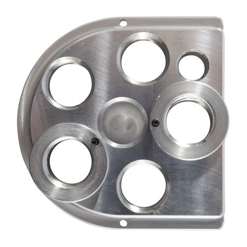 CNC machined Dillon Toolheads ensure precise die alignment for consistent, high-quality ammunition; the Floating Die design allows perfect bullet placement.