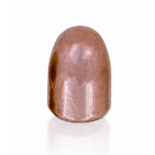 Berry's 9mm 124gr round nose bullets feature 100% pure copper plating to minimize lead exposure and fouling, offering a cost-effective alternative to jacketed projectiles.