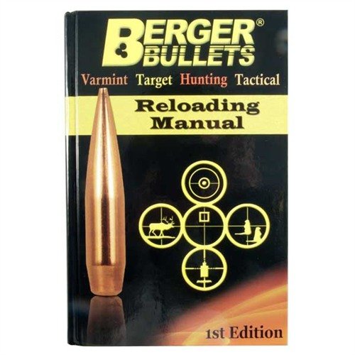 Objevte první vydání RELOADING MANUAL od Berger Bullets, obsahující 829 stránek testovaných nákladů pro 71 nábojů a odborné články pro každého střelce.