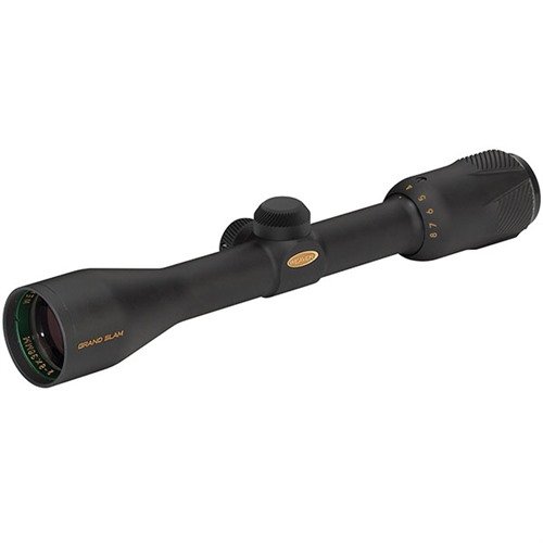 Weaver Grand Slam 2-8x36mm scopes offer 4X magnification, fully multi-coated lenses for clarity, rugged construction, and advanced technology for superior shooting.
