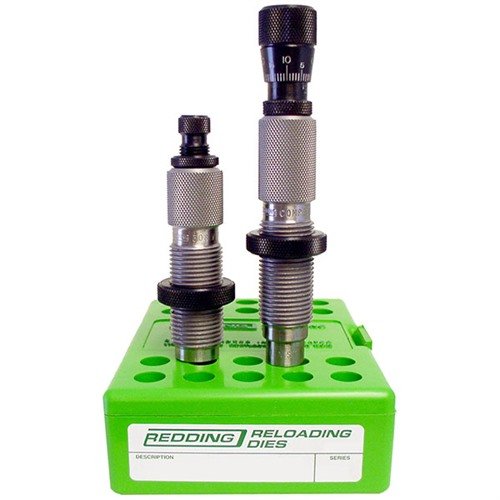 Redding's Master Hunter Die Set ensures consistent ammo with full-length sizing and precise bullet seating for optimal performance and reliability in the field.