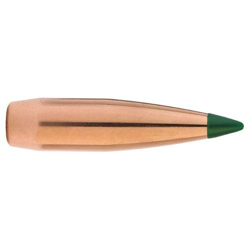 Sierra Tipped MatchKing 30 Caliber bullets offer reduced drag for better ballistic performance and reliable feeding in magazine-fed firearms, ideal for precision shooting.