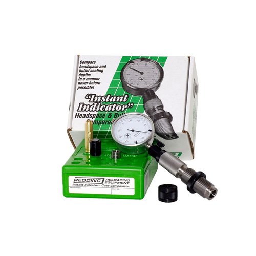 Redding 6mm BR Remington Instant Indicator quickly compares headspace and bullet seating depth, ensuring uniformity in bullets, cases, and loaded ammunition.