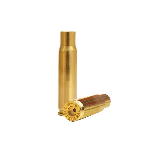 .338 Federal brass from Starline ensures premium performance with consistent hunting loads, designed for magnum energy in a short-action system, 100 per bag.