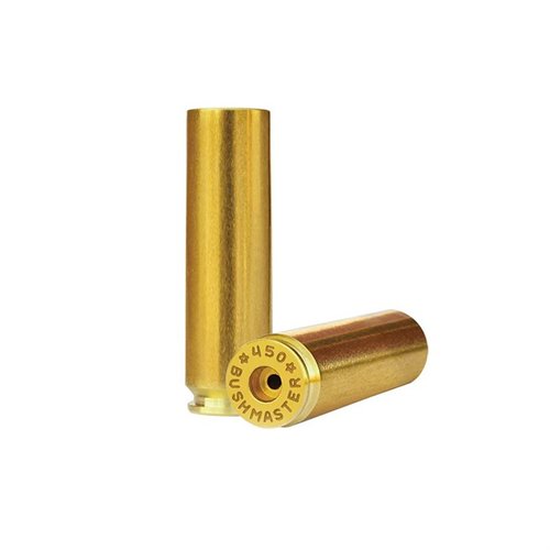 .450 Bushmaster brass by Starline offers precision, durability, and multiple reloads in convenient 100-pack bags, perfect for big-bore AR-15 enthusiasts.