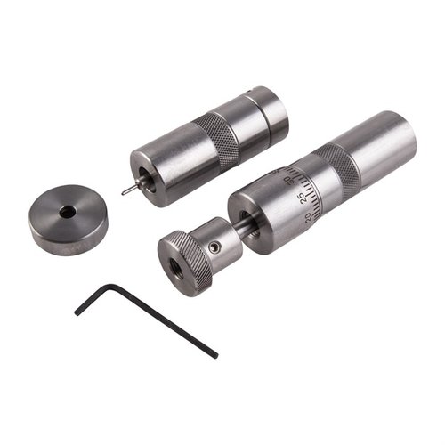 L.E. Wilson's Bushing Neck Die Kit offers precise neck sizing with interchangeable bushings and a micrometer seater die for exact bullet seating depth.