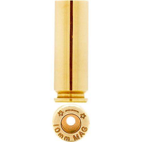 Starline 10MM Magnum Brass offers heavy duty, lengthened cases for superior performance, crafted with over 40 years of quality expertise in Sedalia, MO.