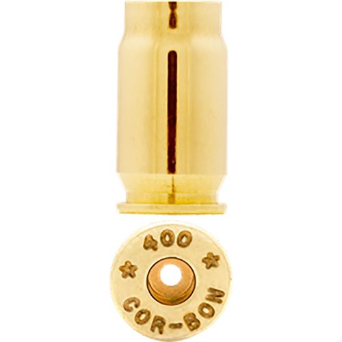 Starline 400 Cor-Bon Brass offers high-quality cases converted from .45 Auto to .40 caliber, featuring a small primer pocket for reliable performance.