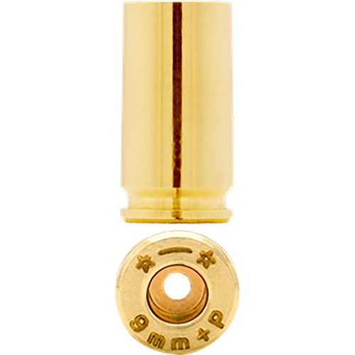 9MM Luger +P Brass from Starline offers high-quality, reliable cases designed to handle +P pressures, perfect for precise load segregation.