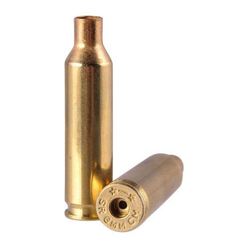 6MM Creedmoor Small Primer Brass offers light recoil for easy spotting, high velocity with small rifle primers, and is perfect for hunting and competition shooting.