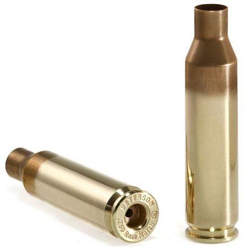 .260 Remington Brass by Peterson Cartridge offers precision, consistency, and options for large or small primer pockets, all in a durable 50-count box.