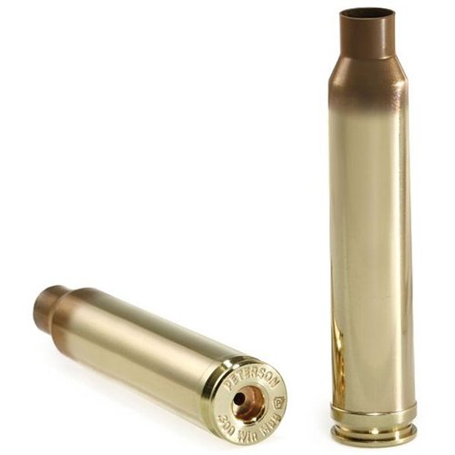 .300 Winchester Magnum Brass from Peterson Cartridge offers quality, annealed cases in a 50-count box, perfect for hunters and target shooters alike.