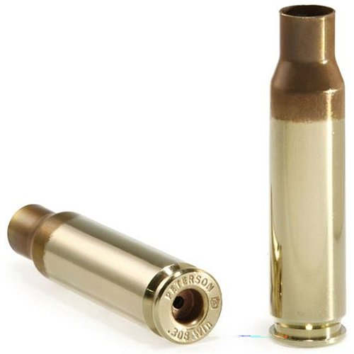 .308 Winchester Brass by Peterson features cutting-edge technology for precise, consistent casings, available with standard or small primer pockets for enhanced performance.