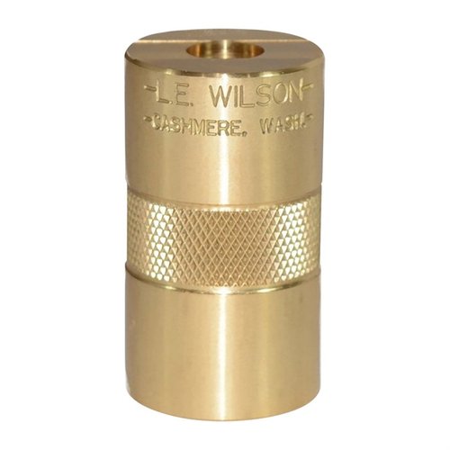 Upgrade your reloading with the L.E. Wilson Brass Case Gage, ensuring precise headspace, overall length checks, and enhanced corrosion resistance for safety.