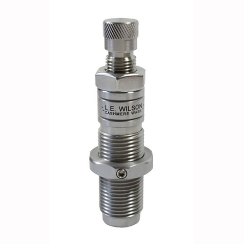 L.E. Wilson Bushing Full Length Die offers precise neck tension adjustment, durable heat-treated steel construction, and interchangeable bushings for optimal accuracy.