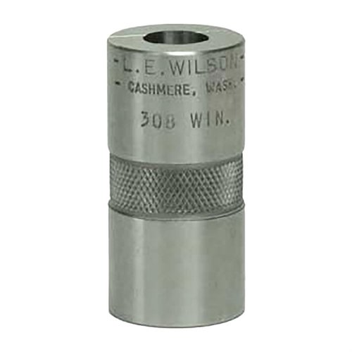 WILSON CASE GAGE ensures precise headspace measurement, preventing oversizing and extending case life, ideal for setting up 7⁄8